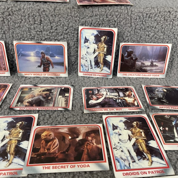 Vintage 1980 Topps Star Wars THE EMPIRE STRIKES BACK Lot Of 29 Cards - Picture 8 of 15